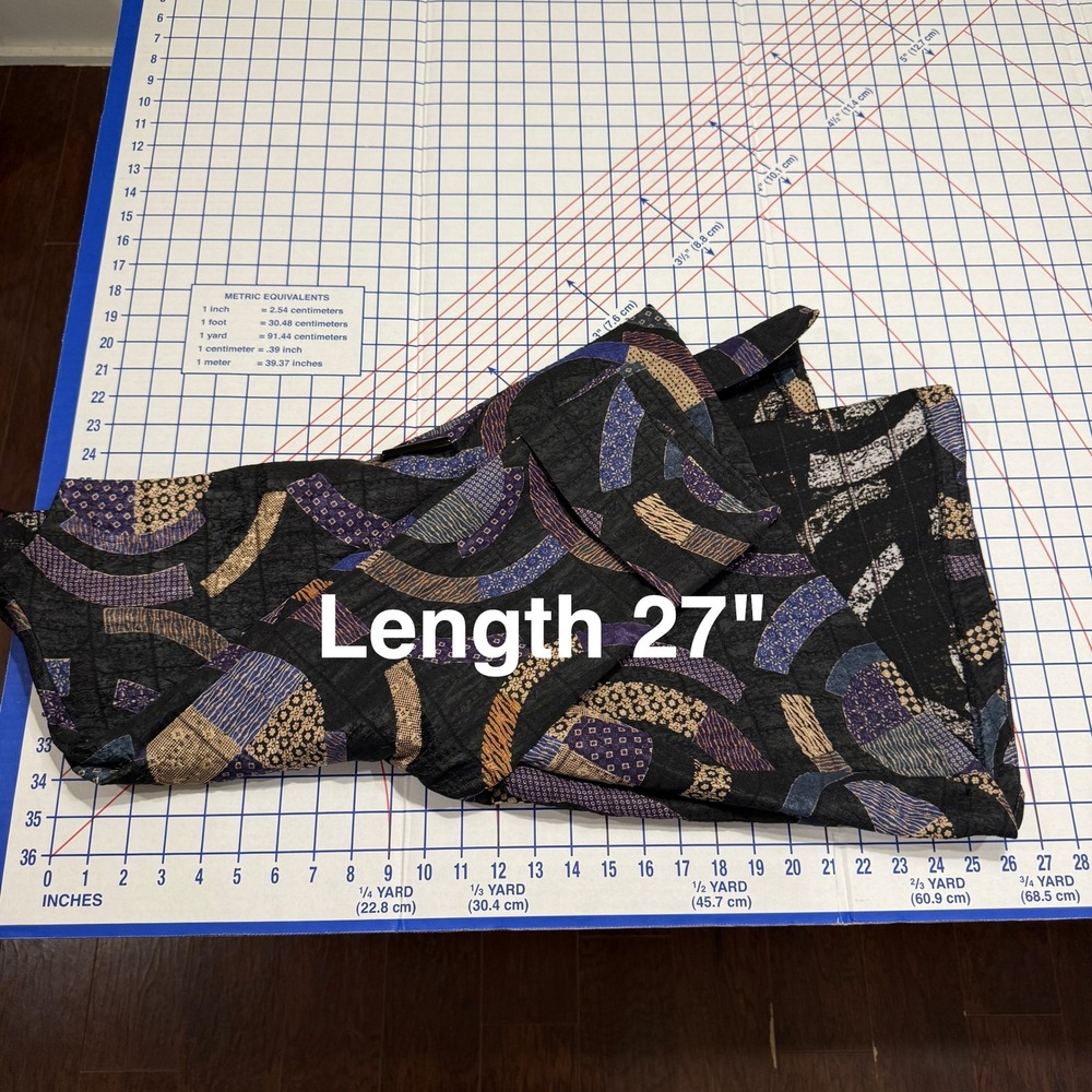 IC BY CONNIE K Jacket Women XL Black Geometric Abstract Art To Wear Lagenlook - Picture 11 of 12